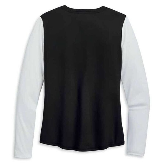 Harley-Davidson Women's Monochrome Long Sleeve Tee - Picture 3 of 3
